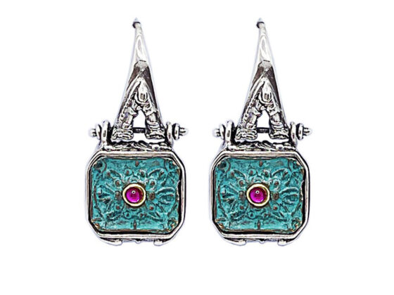 Pendientes Vulci de estilo Etrusco en plata