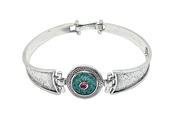 Brazalete Ciusi de estilo Etrusco en plata